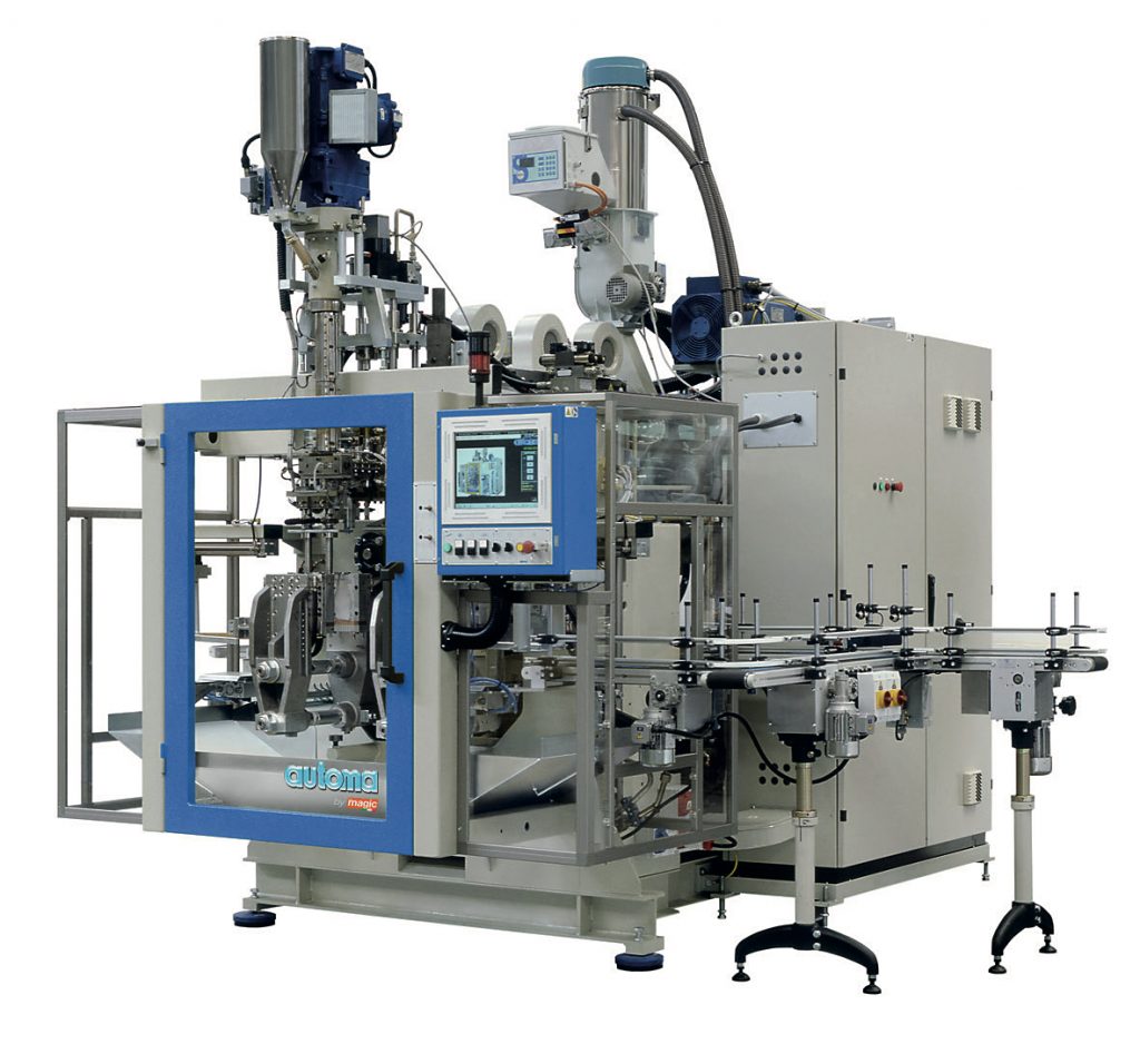 AUTOMA by MAGIC Model AT 400 DH Extrusion Blow Molding Jomar Corp